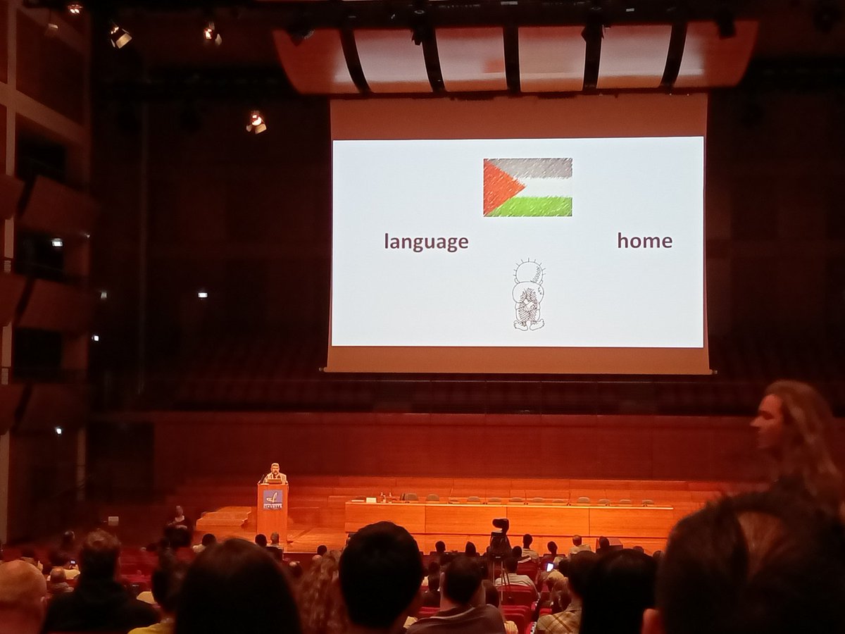 Claudia Collacciani (@claudia_collac) on Twitter photo Thanks to @nyhabash for the amazing talk for the Antonio Zampolli Prize at <a href="/LrecColing/">LREC COLING 2024</a> and especially for speaking out for his land and his people. We need to call for a ceasefire everywhere, also in academia.
#ceasefireNOW Thanks to @nyhabash for the amazing talk for the Antonio Zampolli Prize at <a href="/LrecColing/">LREC COLING 2024</a> and especially for speaking out for his land and his people. We need to call for a ceasefire everywhere, also in academia.
#ceasefireNOW