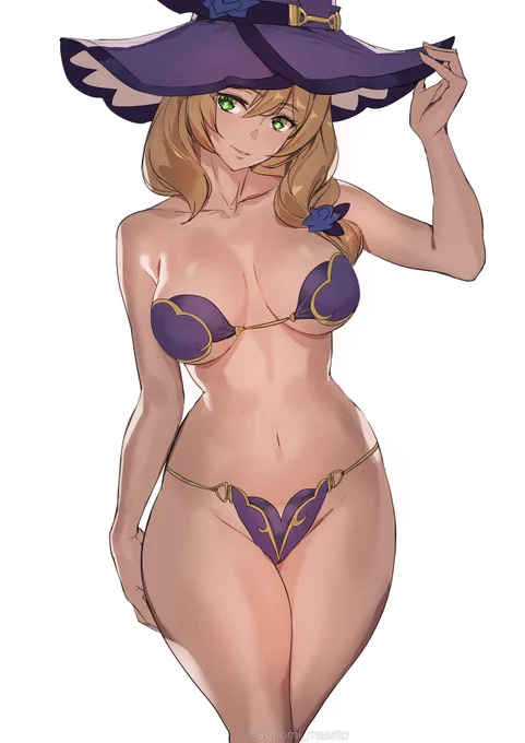 【再掲・原神】水着リサお姉さん 