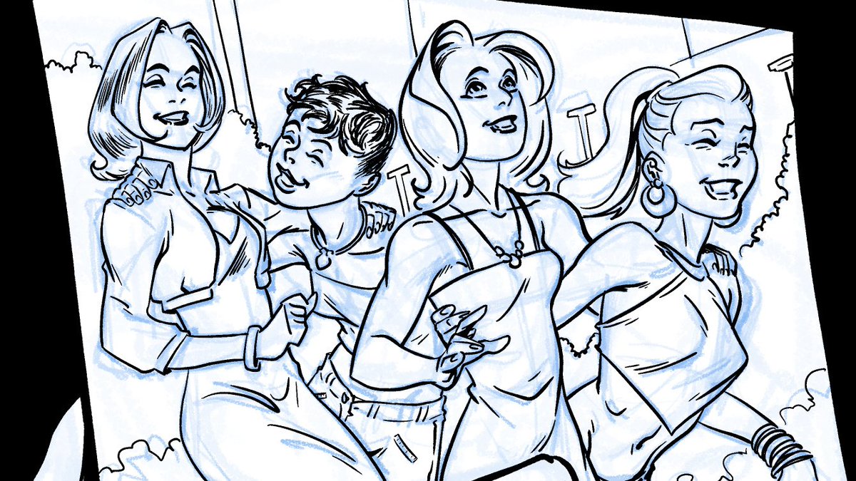 Sometimes I even draw normie-people. (But mostly I draw Martians.) #makingcomics