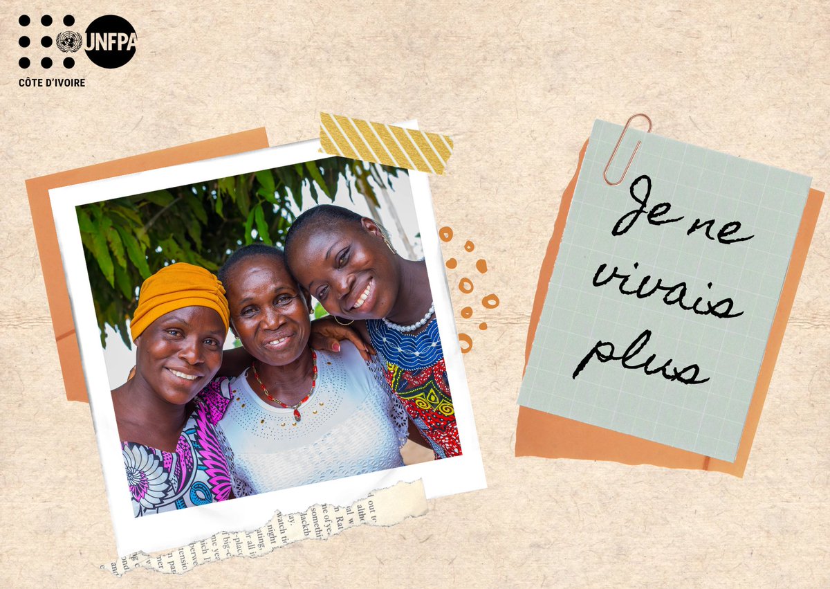 'Je ne vivais plus.' Après des décennies de souffrance, Konan Aya Juliette renaît. Avec l'aide de l'UNFPA, elle a retrouvé sa dignité et s'est remariée. Découvrez son incroyable histoire de résilience : url-r.fr/JtnRR. #JIFO2024 #HistoireDeVie #Espoir
#EndFistula