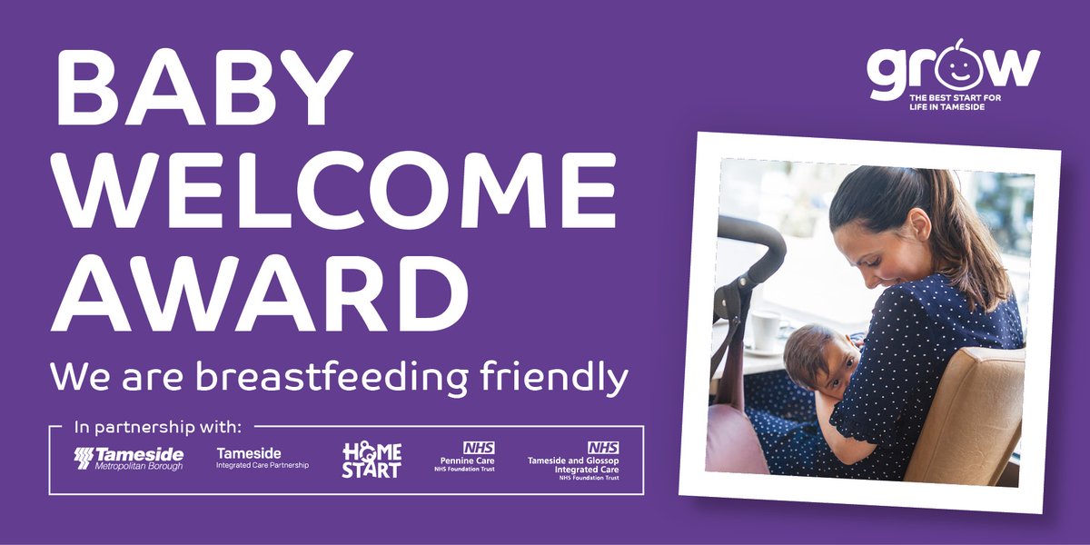 Are you a venue or business in Tameside that provides a welcoming space for breastfeeding parents? 👶 If so, we would love to hear from you about becoming a Baby Welcome venue and help local parents identify a safe space. Find out about Baby Welcome 👇 tameside.gov.uk/Businesses/Bab…