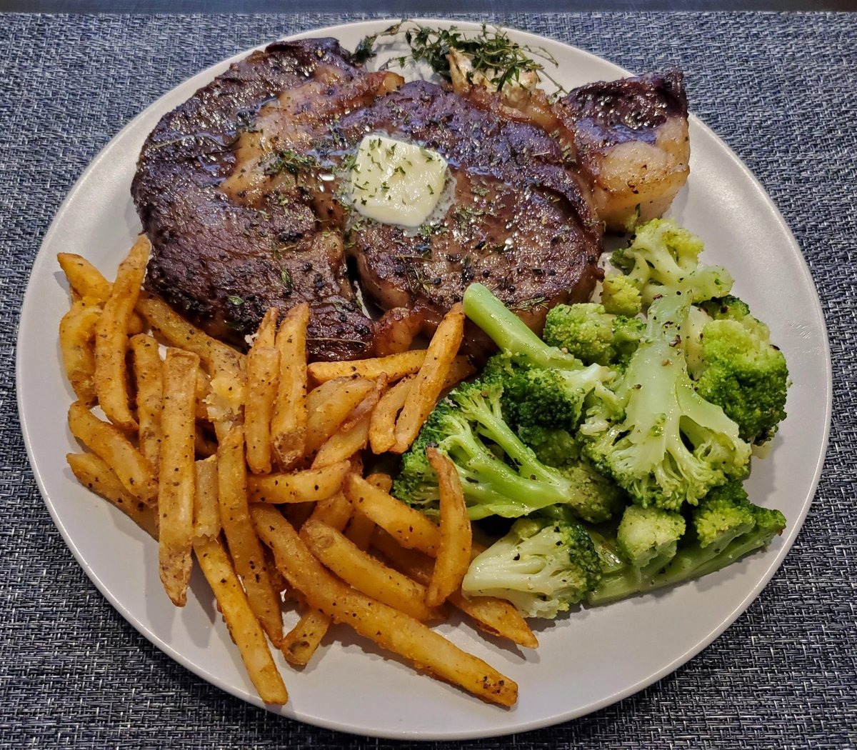 Steak, Fries, and Broccoli 🥩 🍟 🥦
