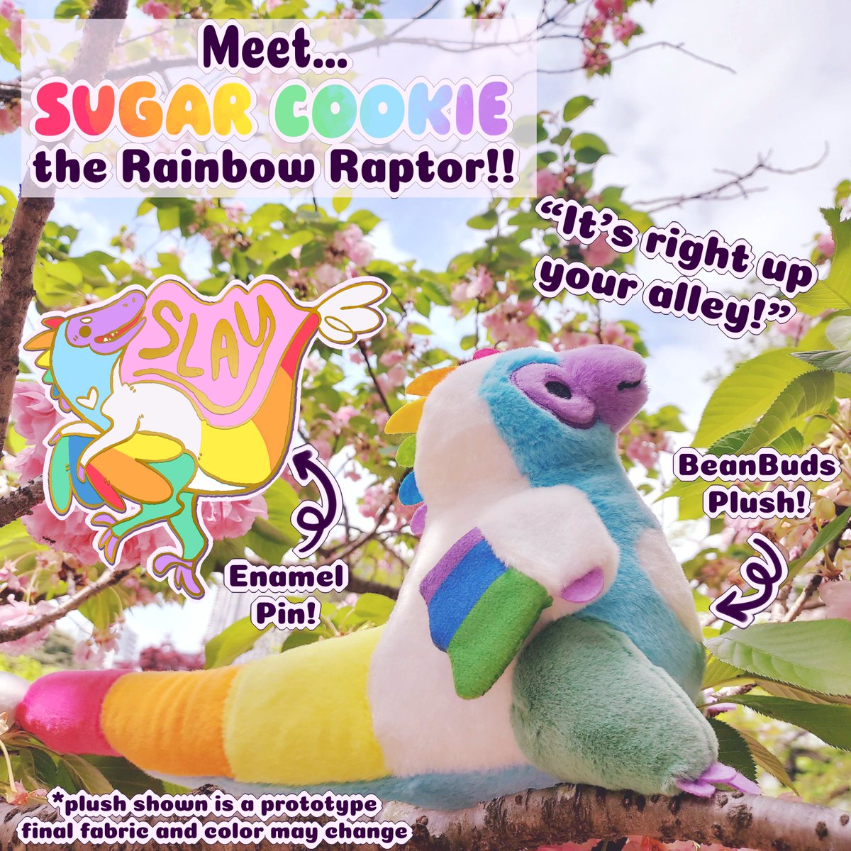 littlesofts's tweet photo. What species is this... oh it's uh
📢🌈RAINBOW RAPTOR🌈📢

Coming May 31st!!!!!!!!!!! https://t.co/ifzoW3dENf