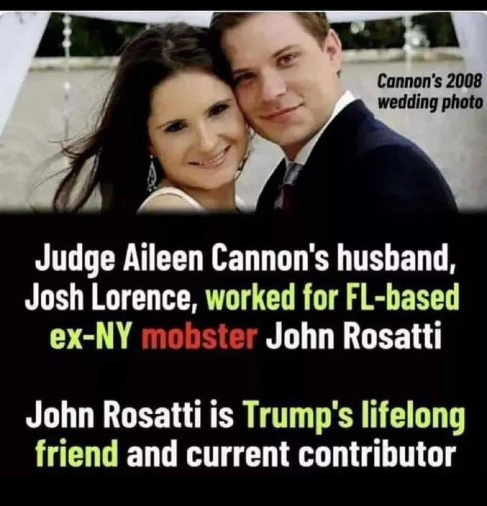 In case you were wondering how trump got the idea to pick Aileen Cannon with his own tiny hands and install her unqualified MAGA ass as the judge who would eventually be in a position to keep him from being held accountable for his crimes: