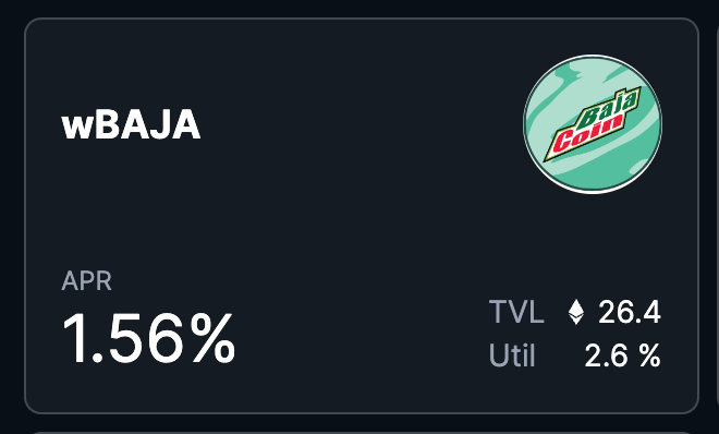 BajaCoinOnBlast's tweet photo. If we gave you some free $BAJA, would you deposit it into our new @wasabi_protocol vault? We want to be a top 10 TVL coin on Wasabi. 

Don't forget to add wBAJA to your Blast gold jackpot deck.

If you want some free coins, like this tweet, RT, and reply with your ETH addy. https://t.co/QXQZNiPqaU