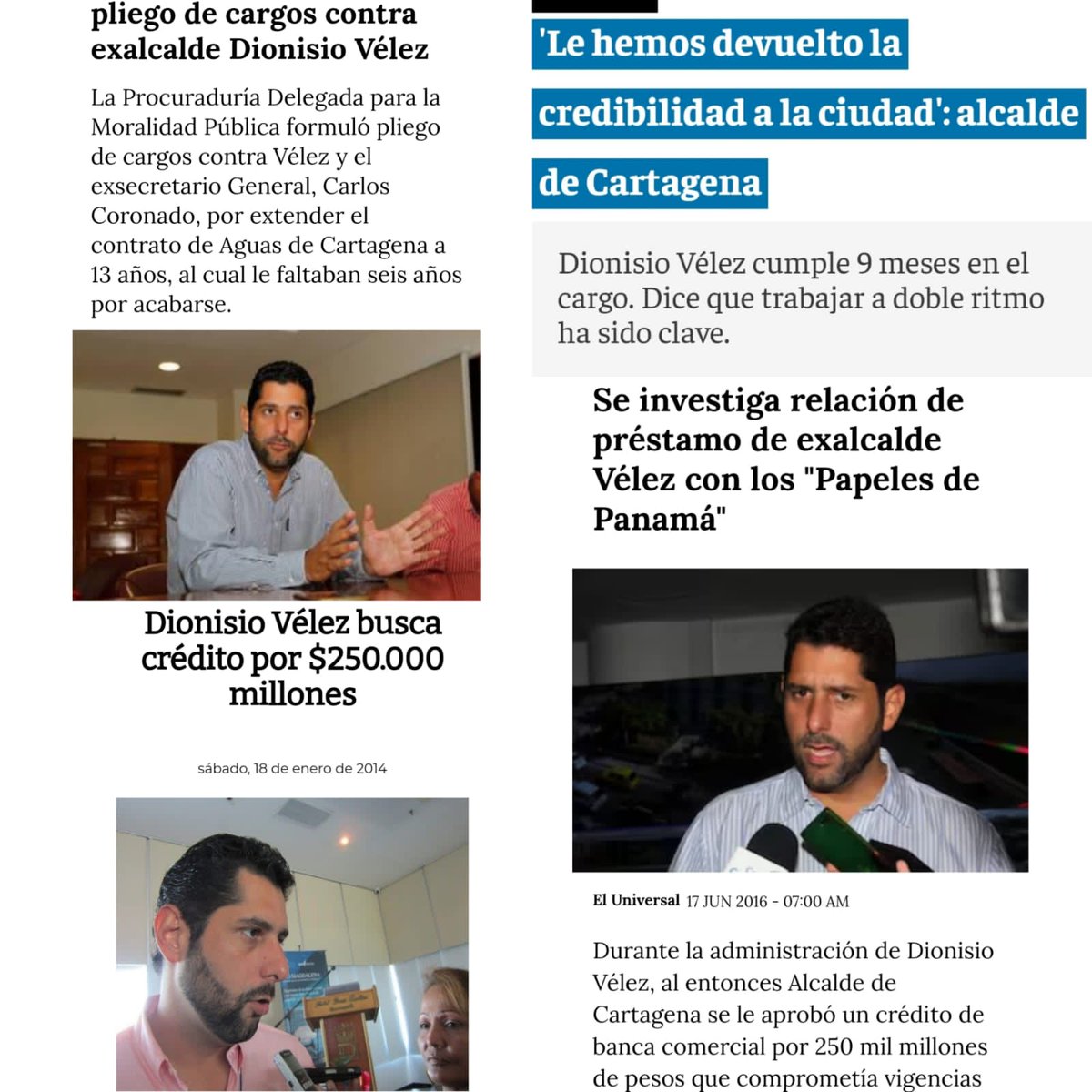 ArmandoSimanca5's tweet photo. Cuando Dionisio Velez descaradamente con un simple OtroSi prorrogó por 13 años el contrato a @Acuacar faltándole aún 2 para vencerse, la mayoría calló; un solo concejal alzó su voz, los demás🤐,ahora la ciudad llora. Muchas cosas parecidas pasan con Dumek; esperen el vuelto https://t.co/jemZQRfbsY