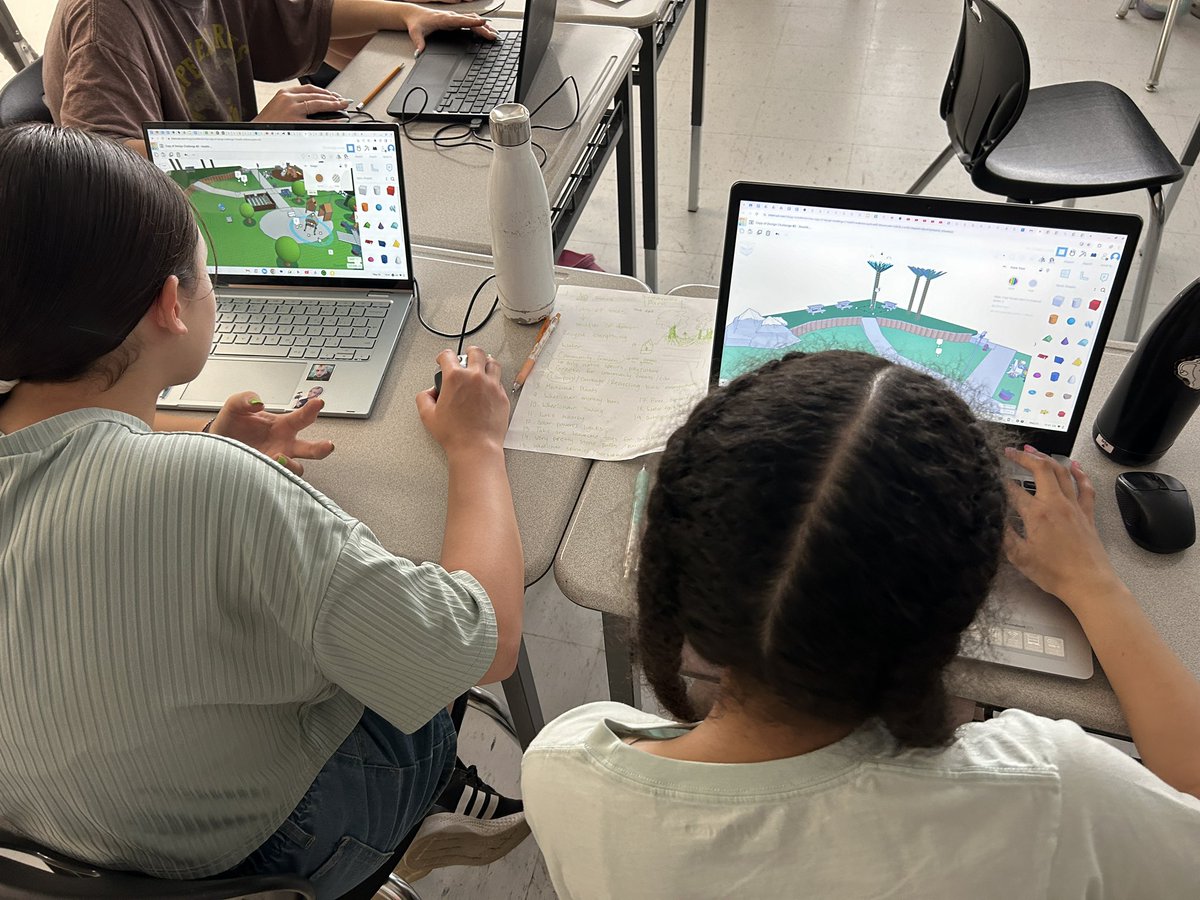 Grade 7 and 8 Ss @ModVanier_LDSB are aligning their @tinkercad designs with the @UN Sustainable Development Goals and partnering with @TourismKingston to create scale models of parks, stadiums and other destinations to showcase their skills. @LimestoneDSB #STEMeducation