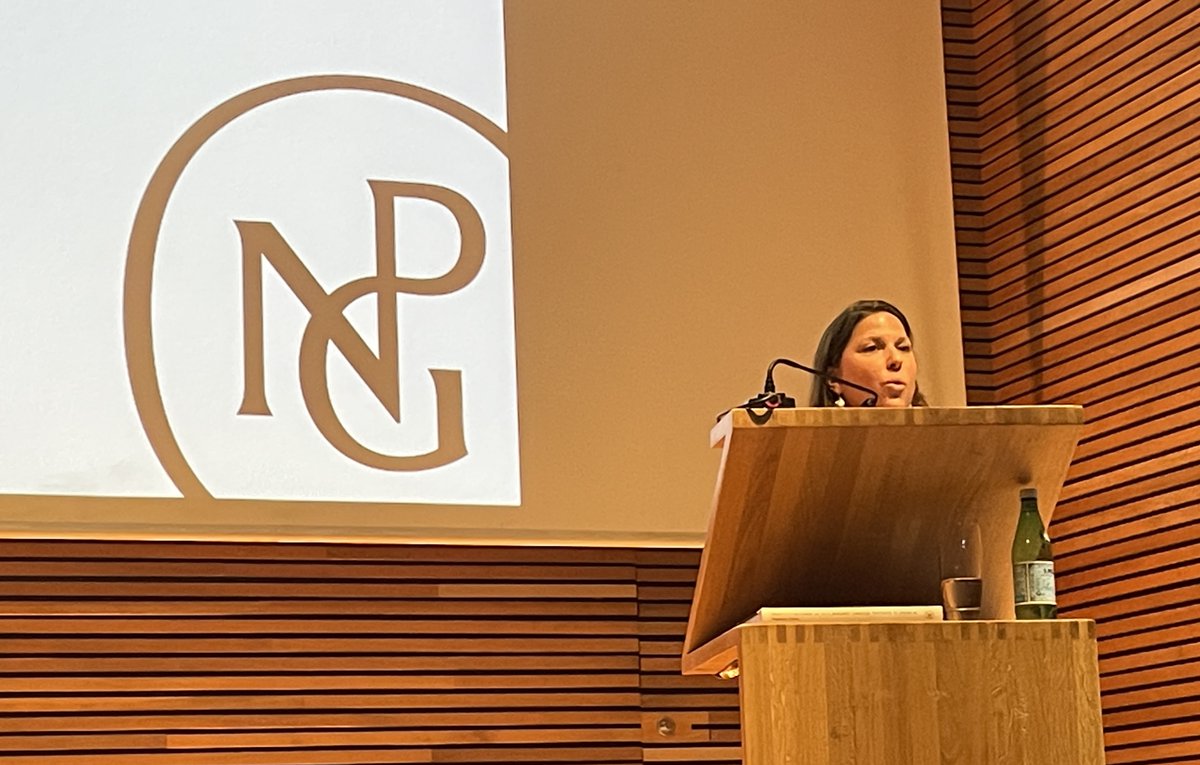 Key rule for organisers of talks, conferences, presentations ... make sure the audience can see the speaker <a href="/NPGLondon/">National Portrait Gallery</a>