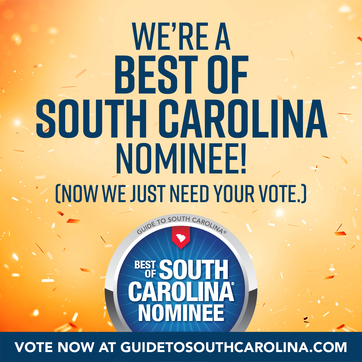 We are proud to announce that we been nominated for Best of South Carolina! Help us win by voting for us at bit.ly/4bB3kKM  You can find us under Digital Marketing Firms (view all nominees) You can cast your vote 1 time each day until May 31st! Please share ❤️

#BESTofSC
