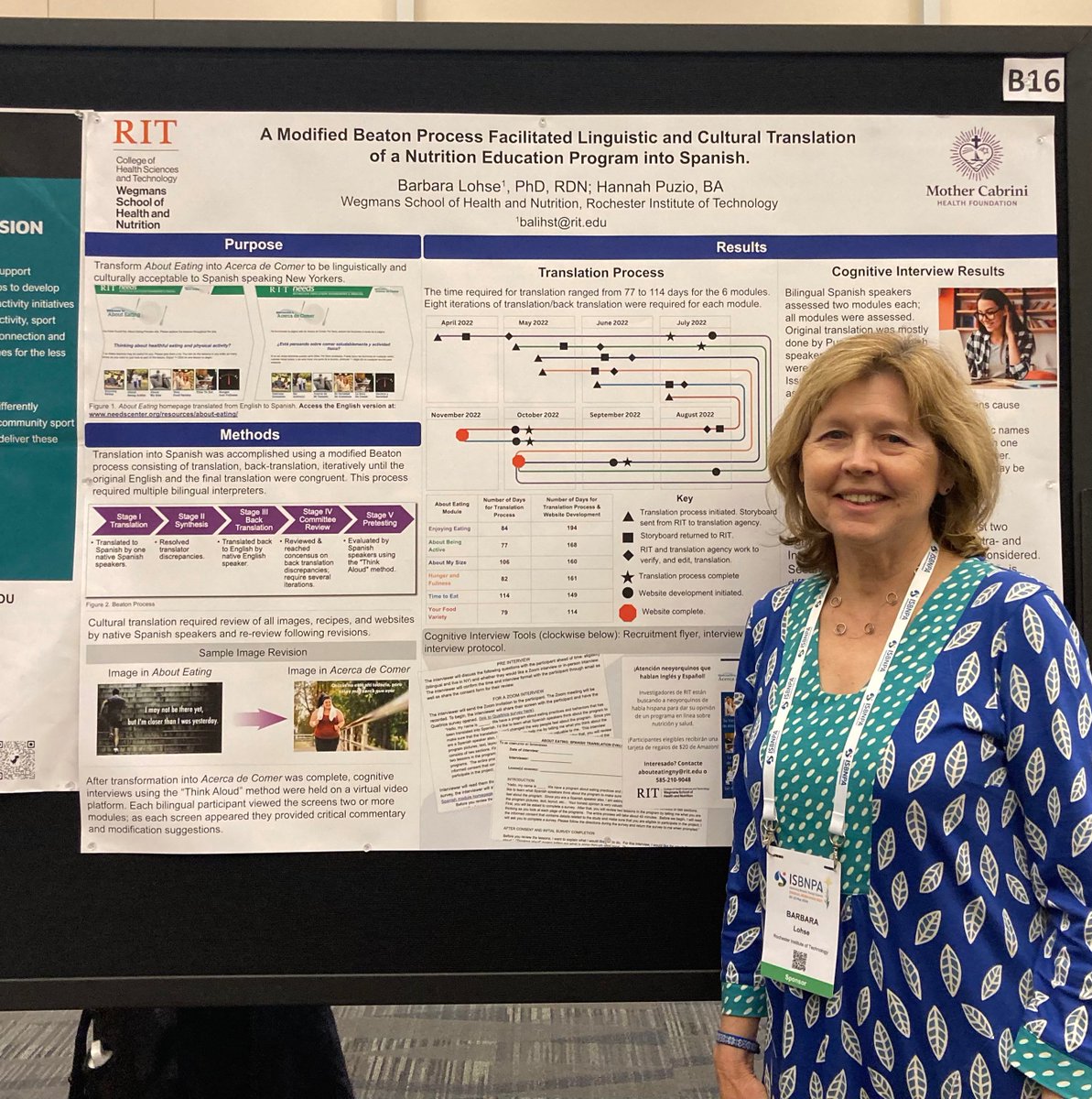 The Wegmans School was well-represented at the International Society of Behavioral Nutrition and Physical Activity conference - as a conference sponsor, along with faculty showcasing their work through both oral and poster presentations. @ISBNPA