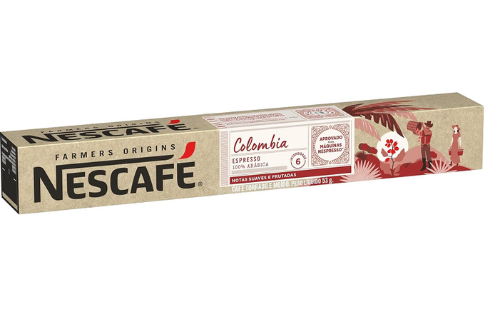 Nescafé Café Em Cápsulas Nescafe Colombia 10Caps – Compatível Com Nespresso
