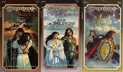 Favorite Fantasy book series? I really loved the Dragonlance saga, especially the Time of the Twins, but I'd love to hear what your faves are. Bring on the book love!