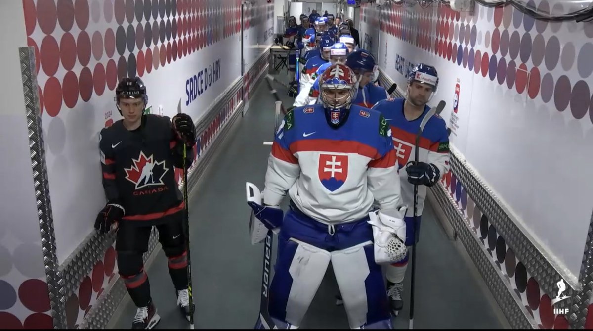 connor bedard casually chilling with the slovak team