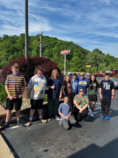 The Helping Hands Club at the FR Middle School, sponsored by Lauren Pogue and Cara Kelly, recently visited the Murrysville Eat-n-Park to celebrate the club’s many achievements this school year. The HHC held a Cereal Food Drive for the Westmoreland County Food Bank and organized a