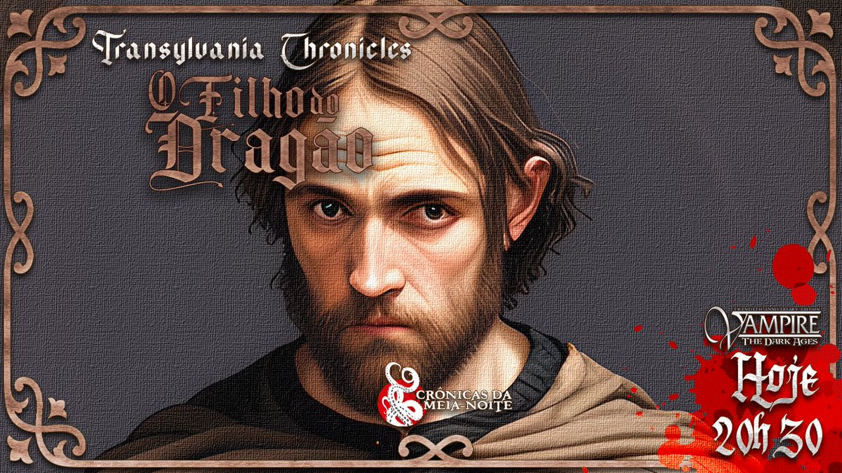 CMNRPG's tweet image. 🎲Transylvania Chronicles - Sessão 76🎲
Após o icônico discurso de Delphine, a Confraria corre contra o tempo para tentar resgatar Andras antes que ele possa ser utilizado para chantagear Elba. Será que conseguirão?
#Vampirethemasquerade #worldofdakness