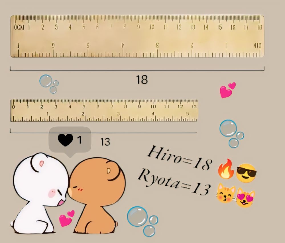 23.05.2024 Update MF:

"18cm super-strong dick vs 13cm super cute dick"

Hot🔥 vs cute 😻 

#HiroakiRyota