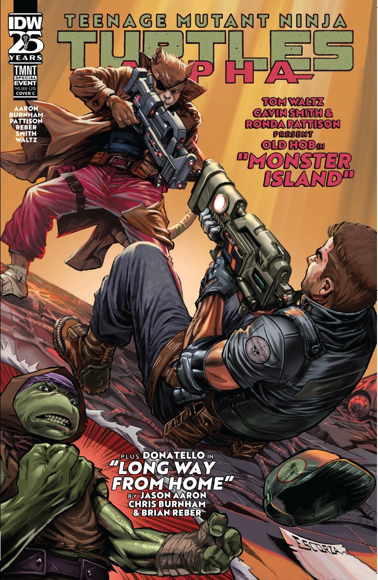 Before we visit #Area51 in September (TMNT: Mutant Nation #1), we're gonna pay a quick -- and terrifying -- visit to Mutant Island in TMNT: Alpha...where Colonel Knight of Darkwater may have bitten off more than he can chew.

Something wicked this way comes...in June 2024!