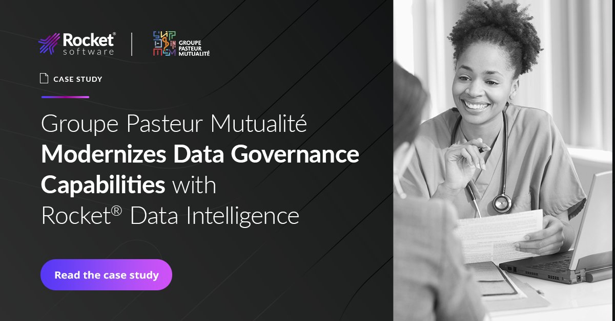 Rocket's tweet photo. Smart decisions hinge on trustworthy data. With Rocket Data Intelligence, @gpm_fr was able to restore that trust while slashing management costs and strengthening compliance. Here’s how Rocket Data Intelligence makes poor data quality a thing of the past.
https://t.co/vMzAvGHHTt https://t.co/wFtvcXQOsC