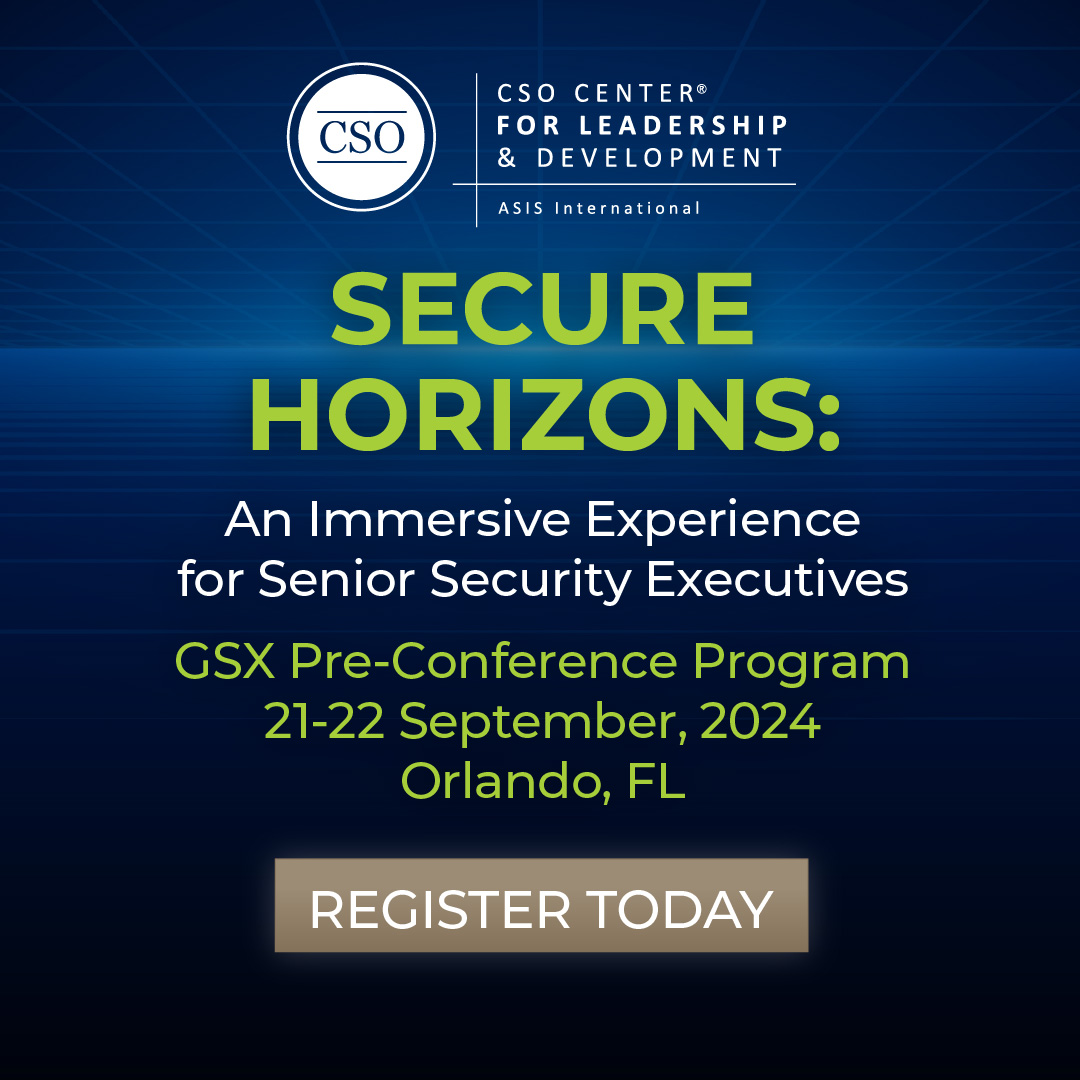 Secure Horizons: An Immersive Experience for Senior #Security Executives is back this year, scheduled for 21-22 September, just ahead of #GSX2024. This event is designed to provide invaluable insights through case studies and discussions. Learn more! brnw.ch/21wK4qd