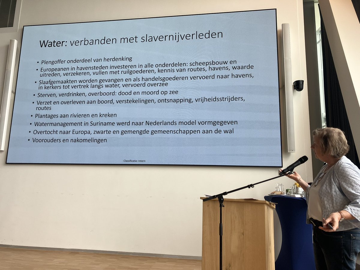 Dit jaar wordt herdacht  dat de #slavernij in 1863 werd verboden in #Suriname en de Caribische eilanden. Ik nam het initiatief om een ontmoeting te organiseren over dat slavernijverleden in relatie tot ons waterschap. Met dank aan #DienkeHondius en #DinekeStam @waterschapagv 💦