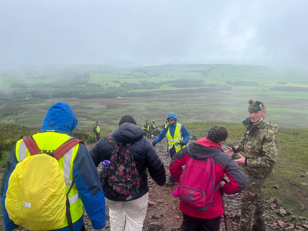 OfficialHGS's tweet photo. Well done to all the new S2s who braved the weather today to walk Tinto and raise money for St Andrews Hospice.
@HGSPupilSupport @HGS_ParentCoun #itsSLC #itsHGS https://t.co/yJhDHCedyo