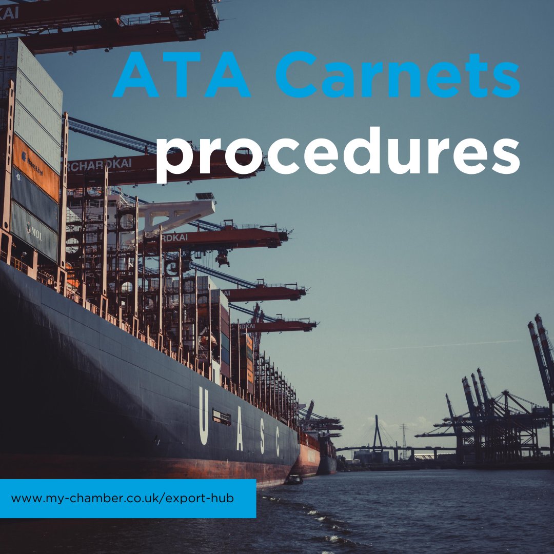 MidYorkshireChamber (@midyorkschamber) on Twitter photo 🌎 Practical ATA Carnets Procedures
📅 6 June
Delivered by <a href="/bw_businesswest/">Business West</a>’s International Trade Compliance Manager, this half-day training session is ideal for anyone working in trade to ensure their temporary exports are correct and compliant.
➡️ my-chamber.co.uk/event/practica… 🌎 Practical ATA Carnets Procedures
📅 6 June
Delivered by <a href="/bw_businesswest/">Business West</a>’s International Trade Compliance Manager, this half-day training session is ideal for anyone working in trade to ensure their temporary exports are correct and compliant.
➡️ my-chamber.co.uk/event/practica…