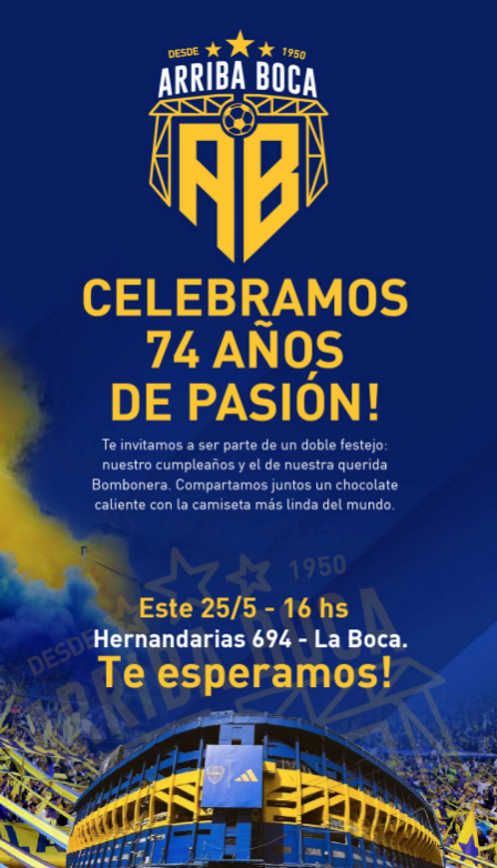 SoyGuyo's tweet photo. Todos Invitados
No  hay Grieta
Socios, Hinchas, de cualquier Ideología
Renovación, pero con el Alma del Barrio
Barrio Solidario, de Trabajadores, de Puertas Abiertas, de Patios Compartidos. Eso queremos transmitir y es nuestro deber a los que somos de La Boca https://t.co/fwxhRCCTd6