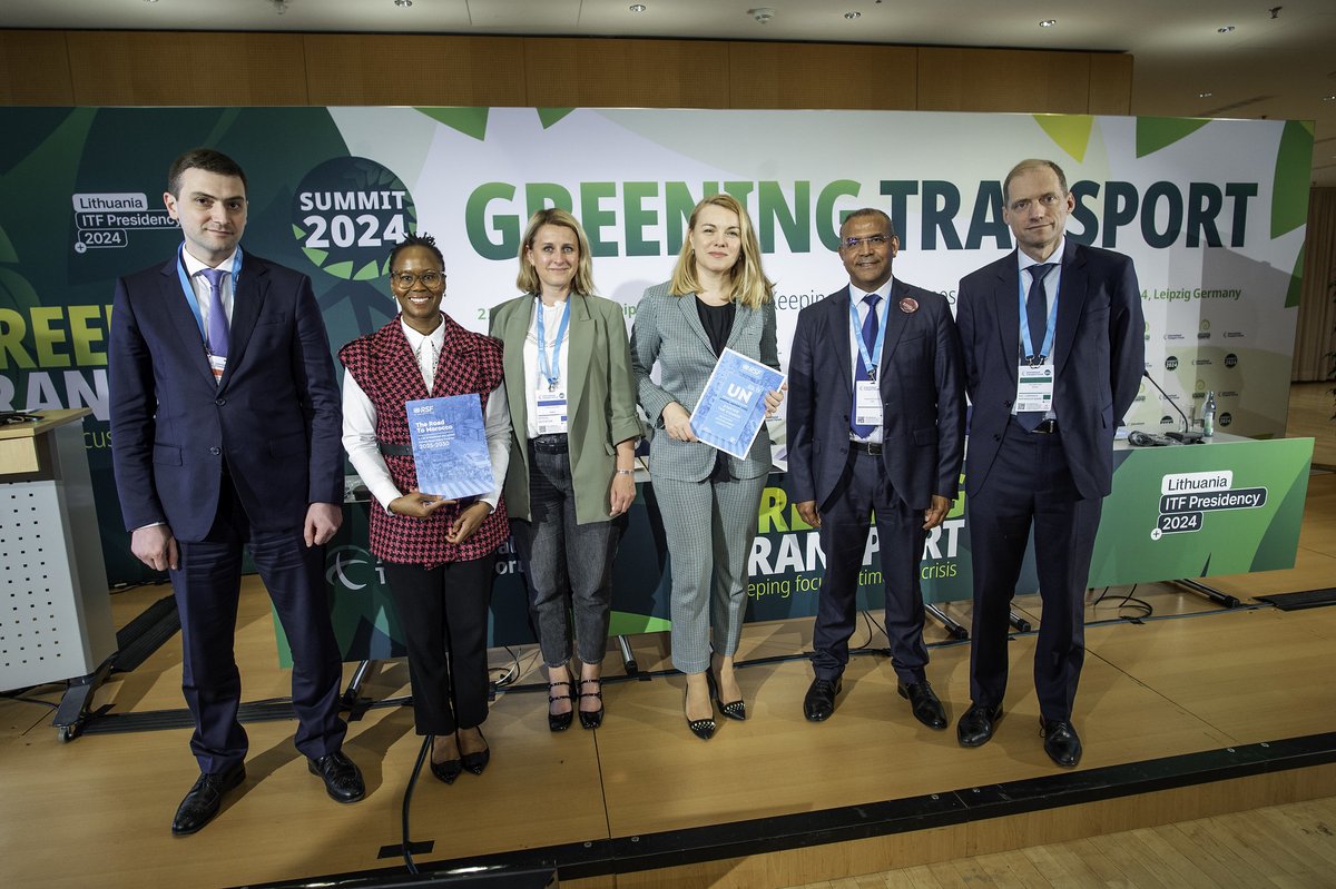 Double launch at #ITF24! The @UN_RSF is proud to announce the UNRSF's 2023 Annual Report & the 'Road to Morocco' pledging forum at the 4th Global Ministerial on Road Safety. Download the report: roadsafetyfund.un.org/resources/2023… Big thanks to our keynote speakers & panellists 📸@ITF_Forum