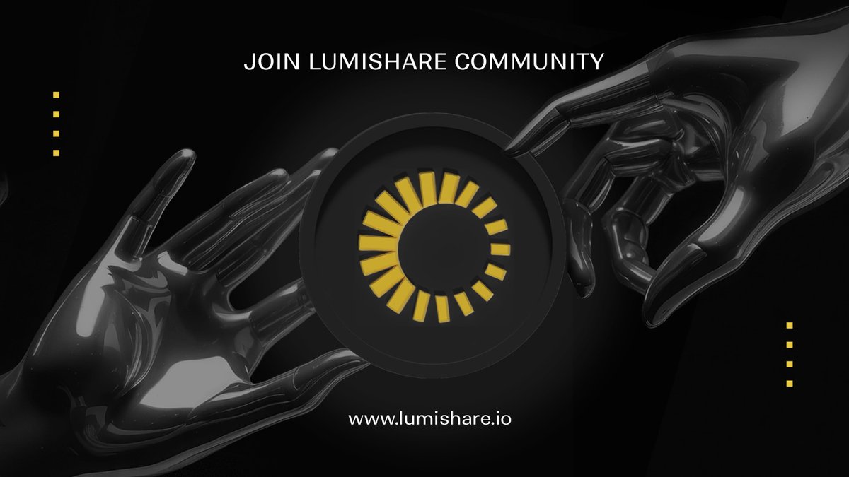 🌟 Join the LumiShare Community! 🌟

Are you passionate about green and renewable energy projects? 🌱💡

Connect with like-minded individuals who share your vision for a sustainable future. We're tokenizing renewable and green assets to revolutionize sustainable finance.