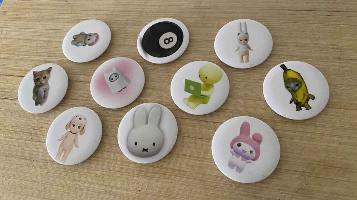 baesumpc's tweet photo. wts anik anik button pins ph

₱55 ea

miffy 8 ball sylvanian families sonny angels smiski el gato banana cat sanrio my melody https://t.co/OBcMAhp1Ol