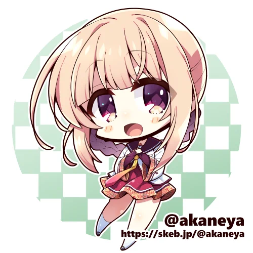 skeb納品しました千の刃濤、桃花染の皇姫/翡翠帝(鴇田奏海) #Skeb #Commission より 