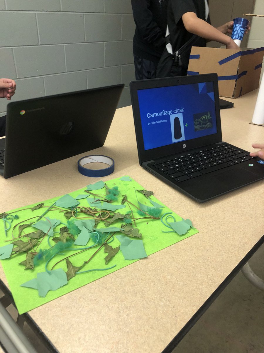 CaywoodSTEAMlab's tweet photo. 5th Graders presented their Native American solutions today! We had underground hideouts, containment wagons, camouflage cloaks, isolations houses and more! #kcsdropedintoreading #steamlab #engineering @JamesACaywood https://t.co/dxF20dIycJ