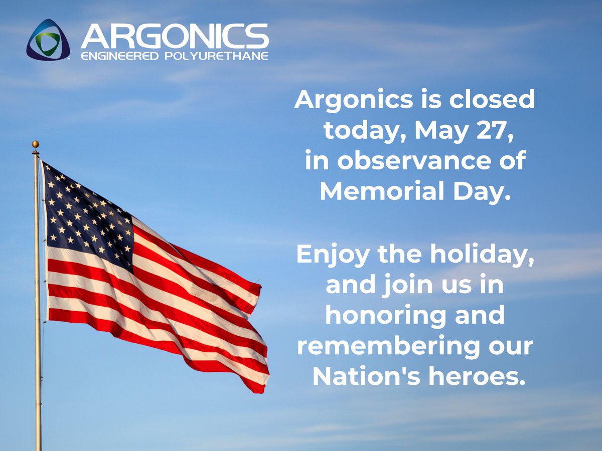 ArgonicsInc's tweet photo. Remembering and honoring those who served. 🇺🇸
Happy Memorial Day! Have a safe holiday. https://t.co/0yChXsqa3u