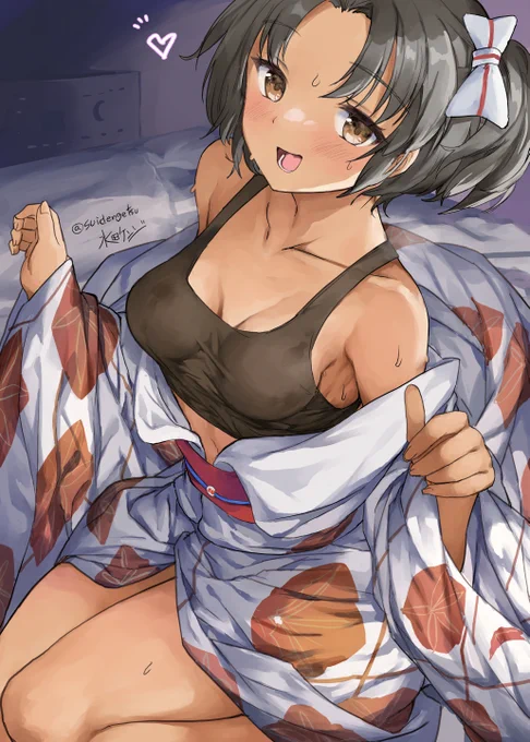 長良ちゃんのスポーツブラ…#艦これ 