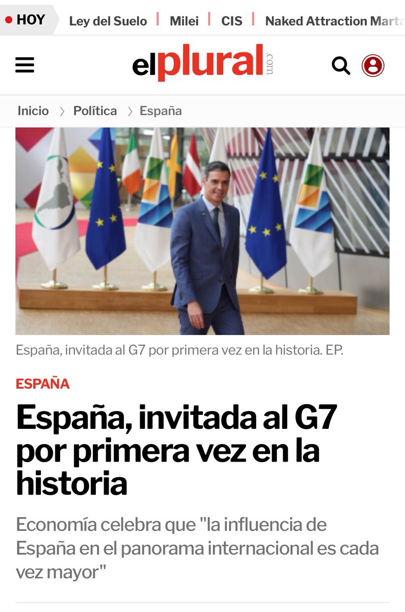 palenzuelayoli's tweet photo. Vamos @sanchezcastejon, el #G7 cuenta contigo!!!👍🌹👏👏👏👏👏👏 https://t.co/klUbncZfNR
