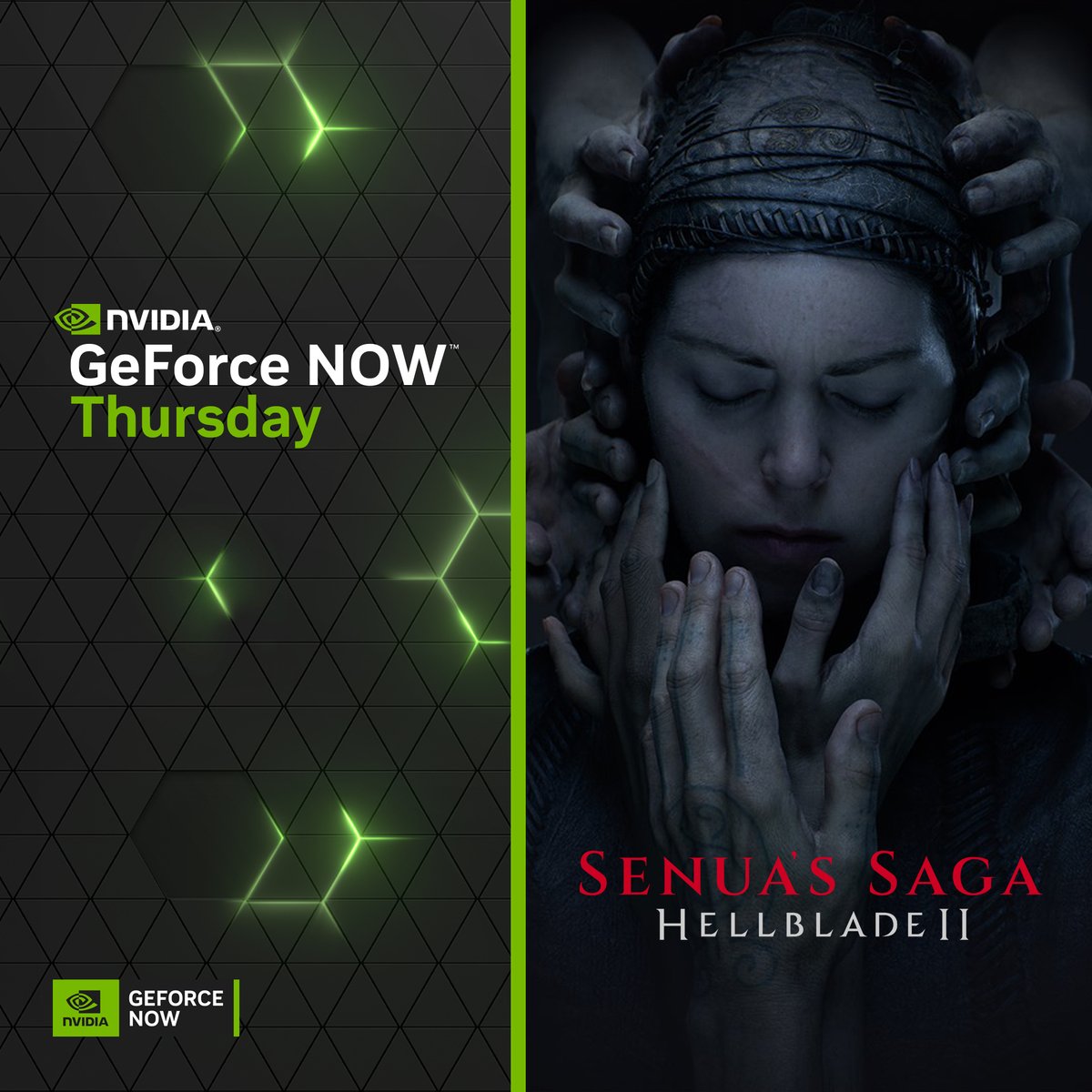 It’s #GFNThursday and the cloud is looking full. ☁️ @NinjaTheory's Senua’s Saga: Hellblade II and several other games are now streaming on #GeForceNOW! Read the full blog here 👉 nvda.ws/44R6ebo