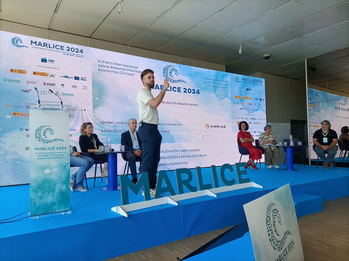 Nuestros compañeros Sonia Albein, Eva Verdejo, y Javier Grau han participado en esta segunda jornada de #MARLICE2024. Se trata del III Foro Internacional sobre Basuras Marinas y Economía Circular, que coordina @basurasmarinas, y que está teniendo lugar del 22 al 24 de mayo.