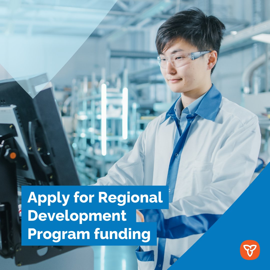 REMINDER Ontario businesses! There is just 1 week left to apply to the Regional Development Program. This program helps companies make investments to: ✅grow their businesses ✅improve productivity ✅pursue new markets ✅create jobs Learn more: ontario.ca/page/regional-…