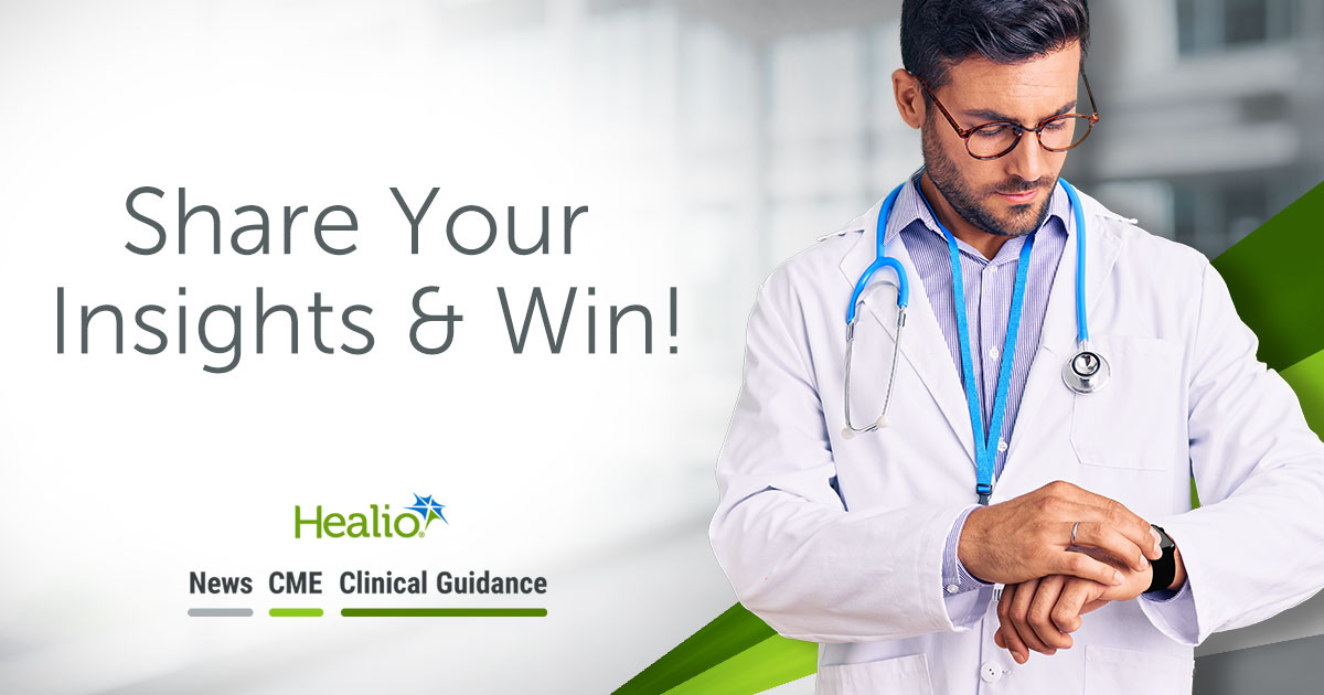 We’re committed to helping you make the most of your time, with resources that drive your daily practice of medicine. Let us know how we're doing and enter for a chance to win an Apple Watch® Series 9: bit.ly/49HJaxn