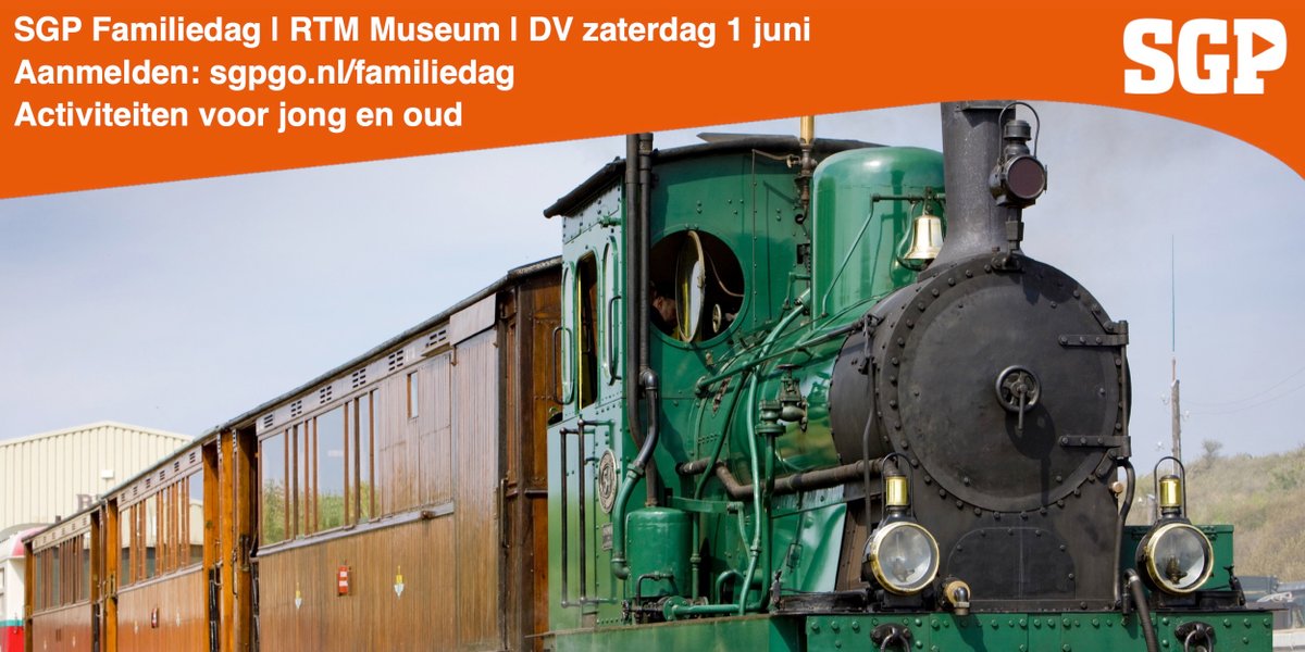 SGP Goeree-Overflakkee: SGP Familiedag | RTM Museum Ouddorp - sgpgo.nl/2024/05/sgp-fa…
