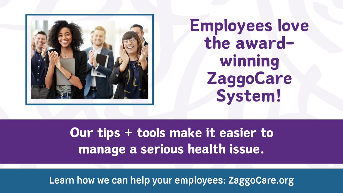 Employers: Award-winning ZaggoCare is a cost-effective disease management tool that helps employees get the best care & outcome possible: bit.ly/3D8CR5t

#DiseaseManagement #BenefitsPros #PatientSelfAdvocacy #PatientEngagement #BenefitsTool #EmployeeBenefits