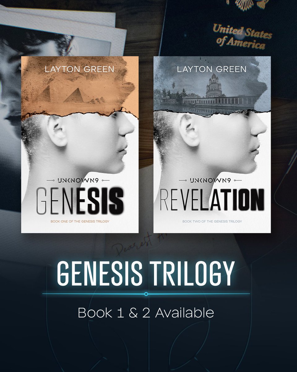 Shift gears and explore a new Unknown 9 adventure. Join Andie Robertson on a deadly global treasure hunt. Read Layton Green’s Genesis Trilogy and join the search for answers. To find books 1 & 2: bnent.eu/U9Genesis