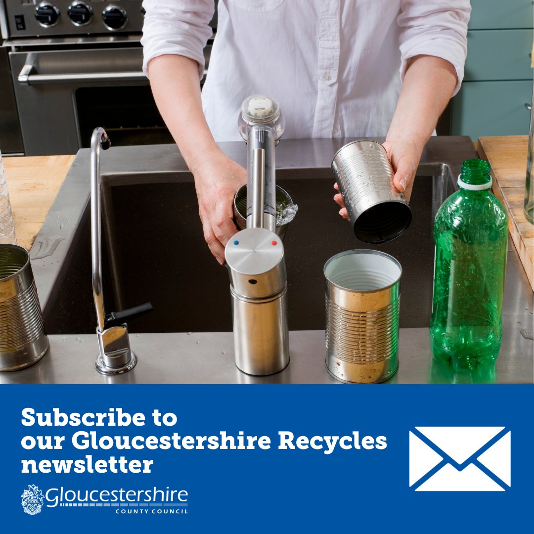 Sign up to our Gloucestershire Recycles newsletter to be kept informed about recycling methods and ways to reduce waste 👍♻ Subscribe and stay informed 👉 orlo.uk/oQN3S