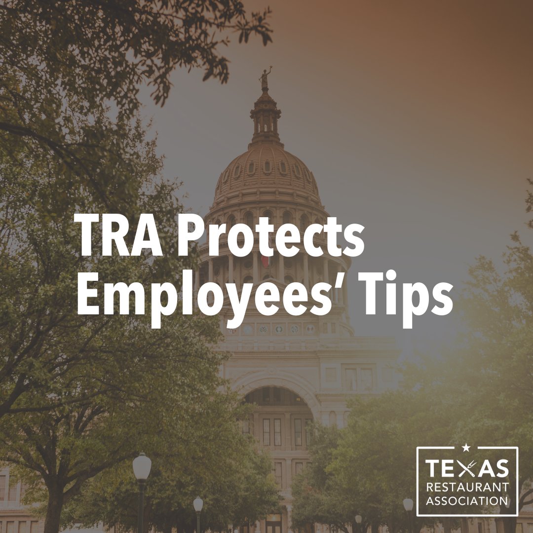 The TRA continues to defend the tipping system, which employees prefer to maximize their earning potential. Join us in protecting restaurants and the people who make them so special by investing in our advocacy at txrestaurant.org/givenow. #txlege #TXRestaurantWins