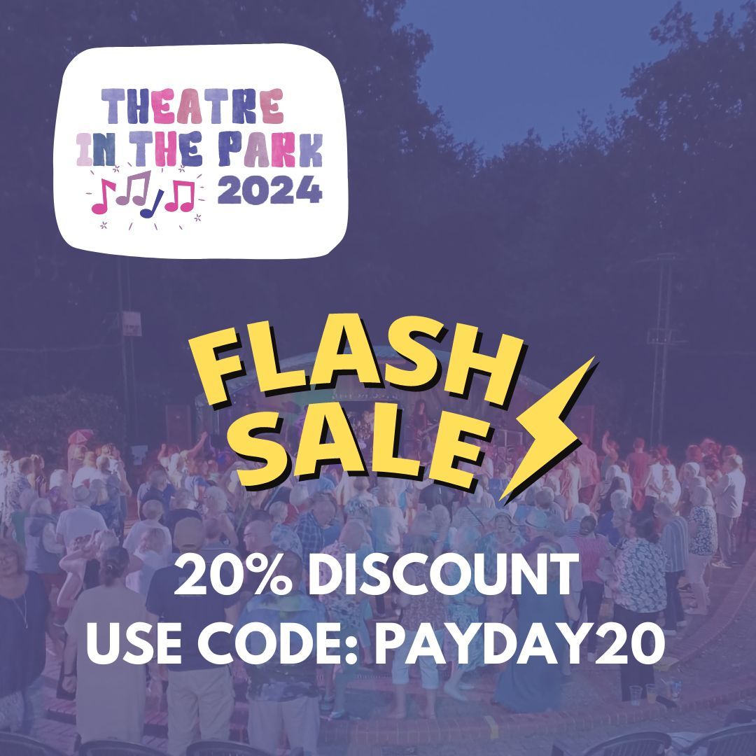 Did someone say Bank Holiday? Oh and it's Pay Day. 💸💸💸

⚡️ 20% off ALL Theatre in the Park tickets and shows ⚡️

Use code: PAYDAY20

Run, don't walk. This weekend only! ⚡️ buff.ly/3JGf8Pi