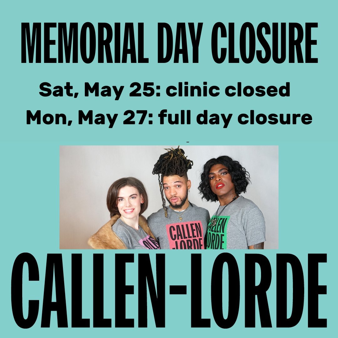 Please note our adjusted hours. 

Have a safe, happy, and healthy weekend.