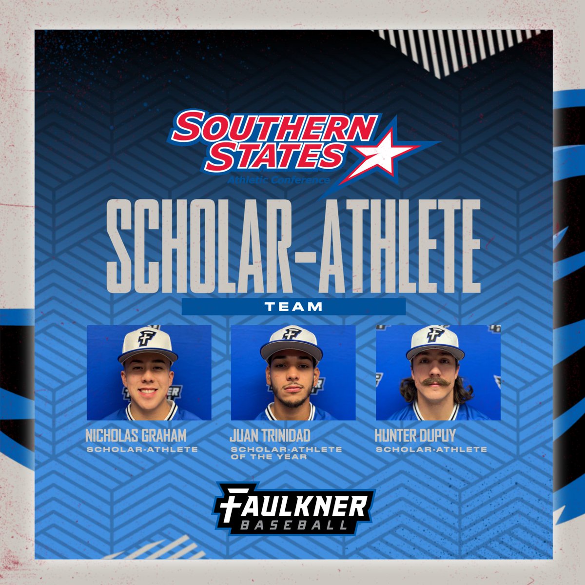 A trio of Eagles were selected to the SSAC Baseball Scholar-Athlete team for their successes on the field and in the classroom!