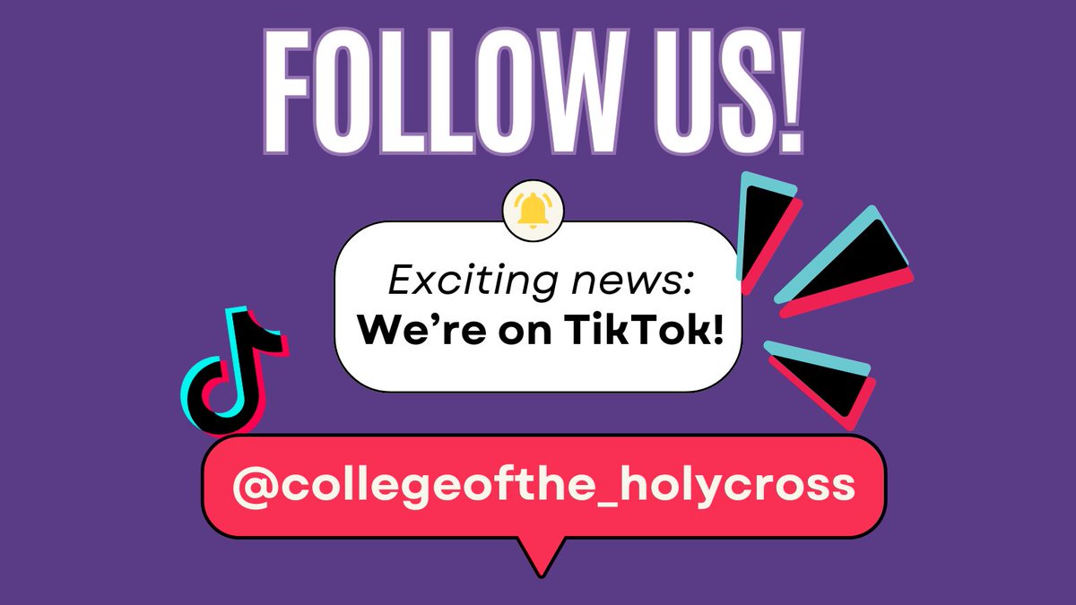 Exciting news, Crusaders! We've officially joined the #TikTok world (finally). Please give us a follow 😎 tiktok.com/@collegeofthe_…