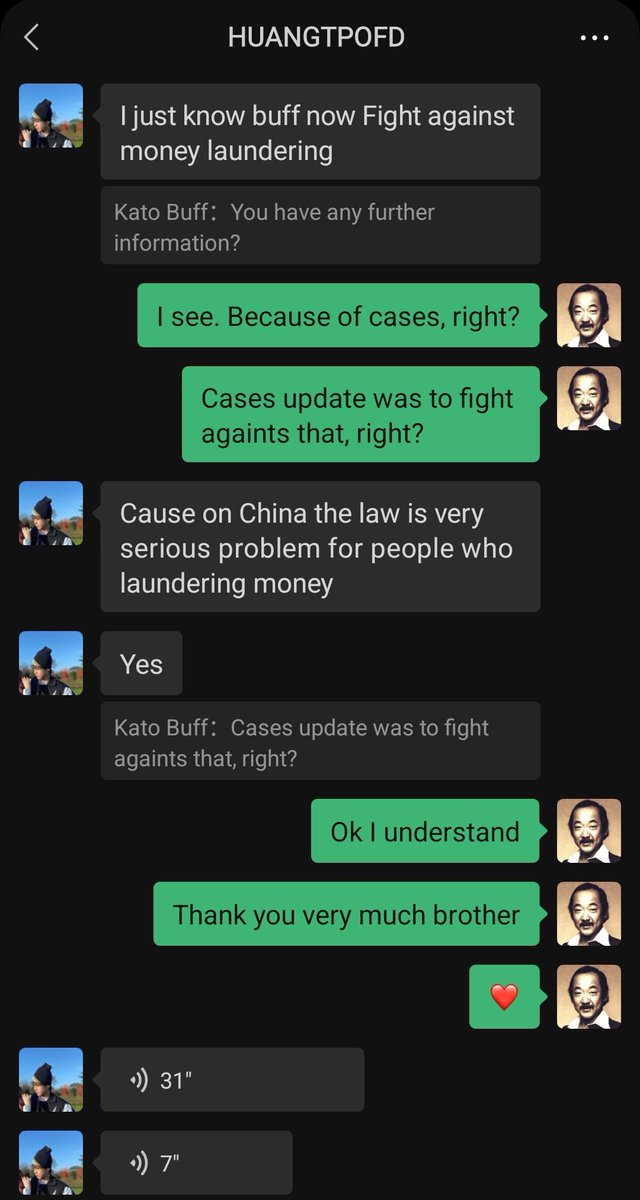 KatoBuff's tweet image. A friend in China just says buff is fighting against money laundering.

1. Cases.
2. Restricting buff to ID verified users in China to control the movements and be able to take legal actions.

Idk if this is accurate yet, but it makes sense to be honest.
