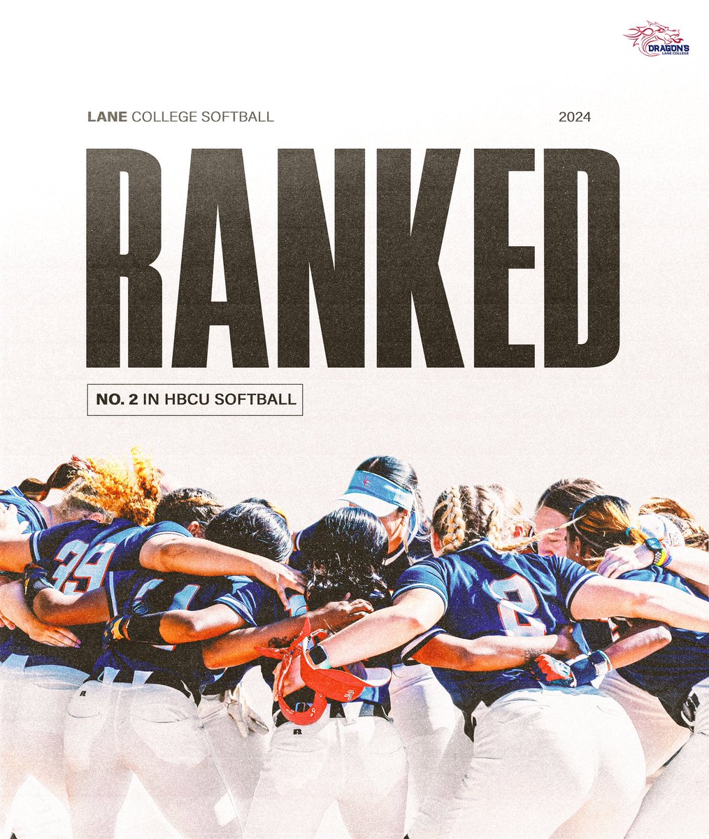 Lane Softball Finishes Season Ranked #2 in HBCU Division II! #GoDragons🐉